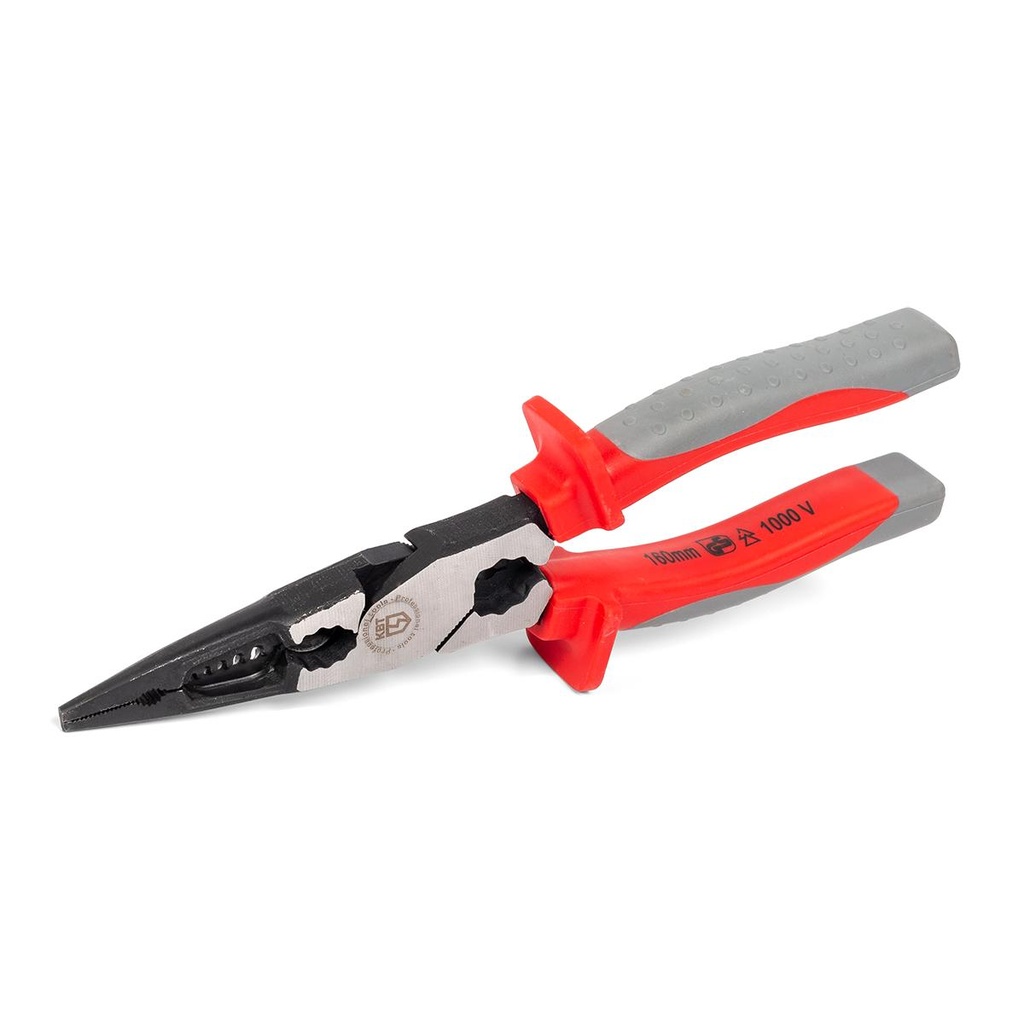 Длинногубцы многофунциональные диэлектрические 200 мм серия СТАНДАРТ