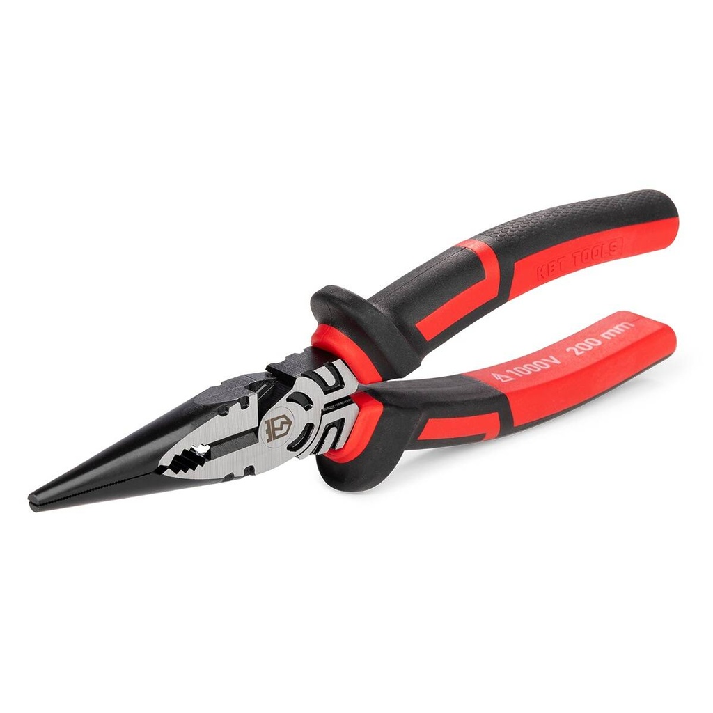 Длинногубцы диэлектрические 200 мм серия ERGOLINE